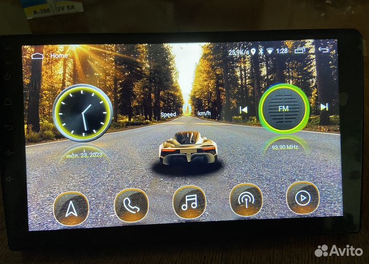 Магнитола 2din android 1/32gb 9 дюймов