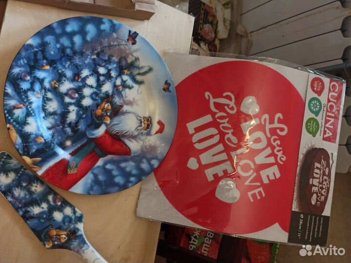 Блюдо для торта с лопаткой