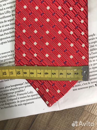 Галстук красный Prada Италия