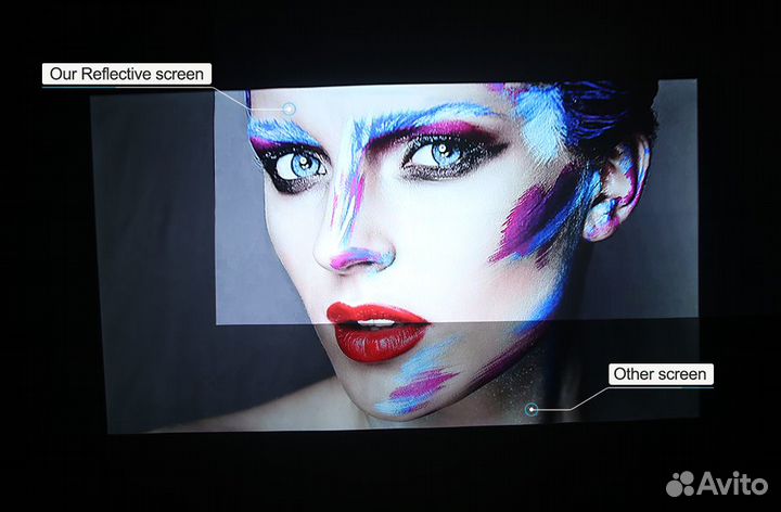 Светоотражающий экран для проектора 120