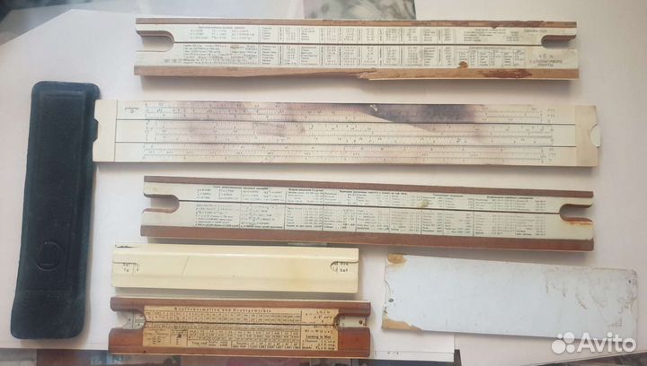 Линейки логарифмические разные из СССР