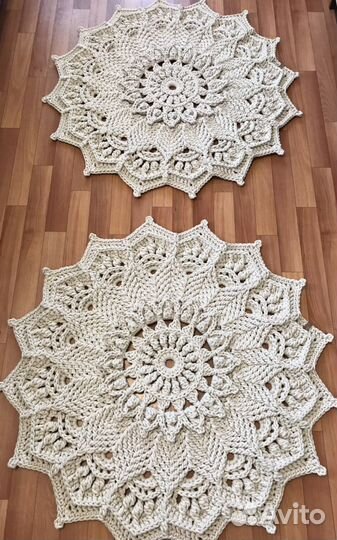 Ковер вязаный ручная работа