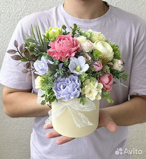 Букет из мыла