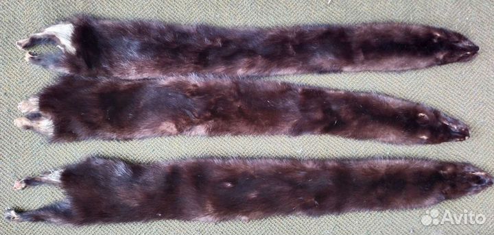 Шкурки норки, воротники