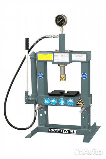 Пресс гидравлический 10 тонн настольный с ручным п