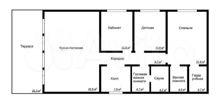 Дом 140 м² на участке 10 сот.
