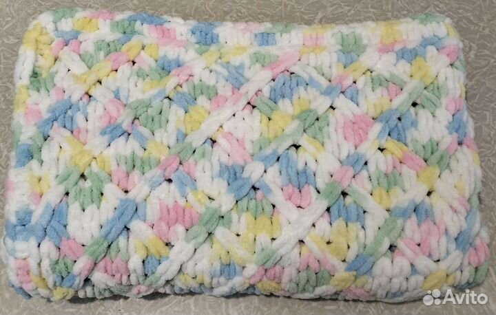 Плед детский вязаный ручная работа