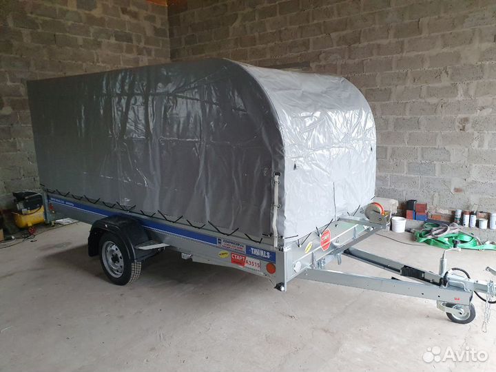 Прицеп оцинк Премиум Tavials 3.5х1.5 тент 1500 аэр