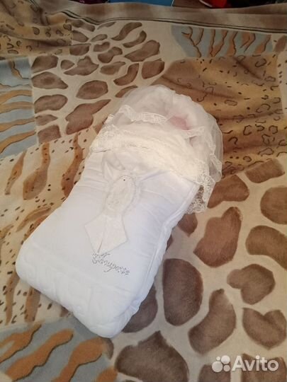 Конверт на выписку, вещи для девочки