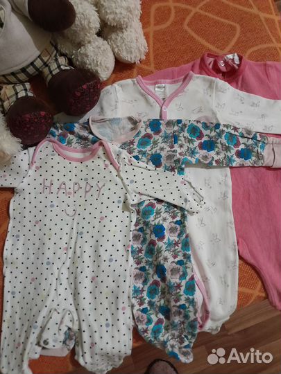 Вещи пакетом на девочку новорожденную