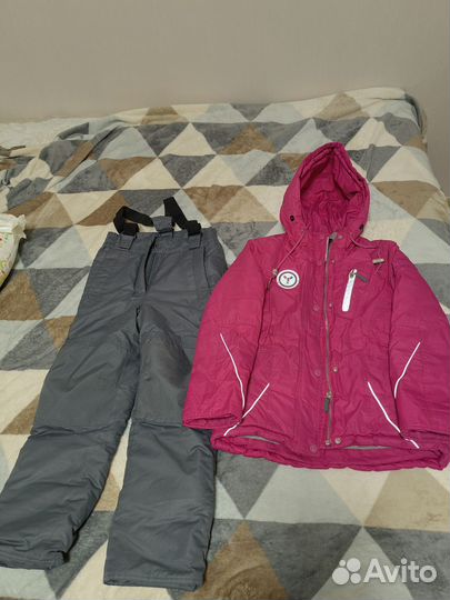 Зимний костюм для девочки 122