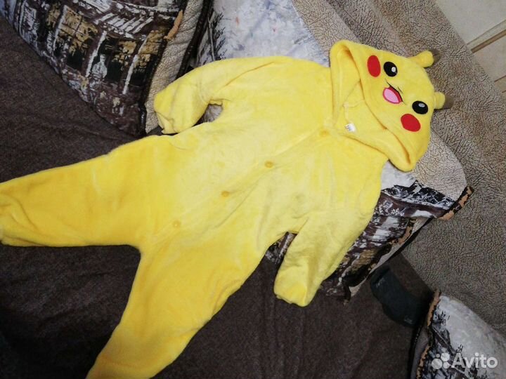 Пижама кигуруми пикачу