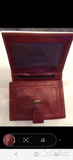 Кошелек унисекс из натуральной кожи
