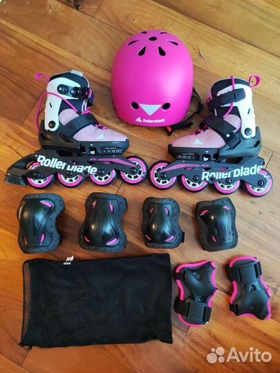 Ролики rollerblade microblade cube G раздвижные