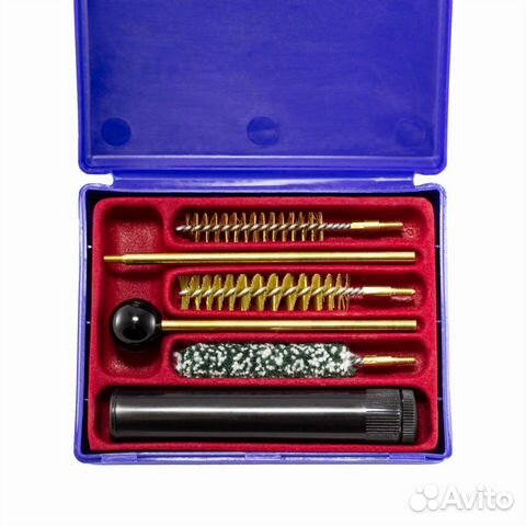 Набор для чистки оружия, 9 мм (шомпол + 3 щётки)