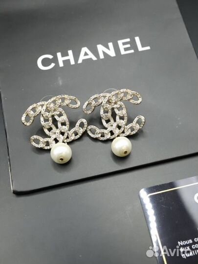 Серьги Chanel