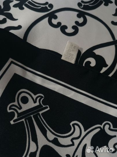 Классика платок черно / белый