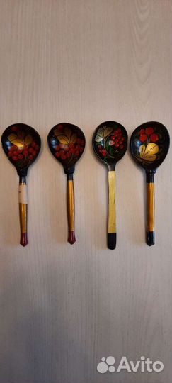 Ложки деревянные хохлома