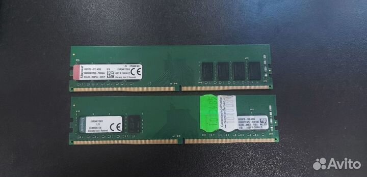 Оперативная память DDR4 2400mhz 8GB Kingston