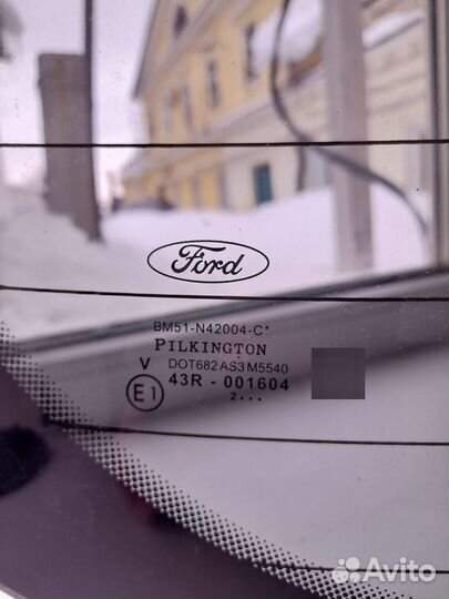 Стекло двери багажника ford focus 3 универсал