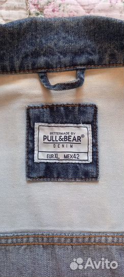 Жилетка pull&bear мужская джинсовая р.50