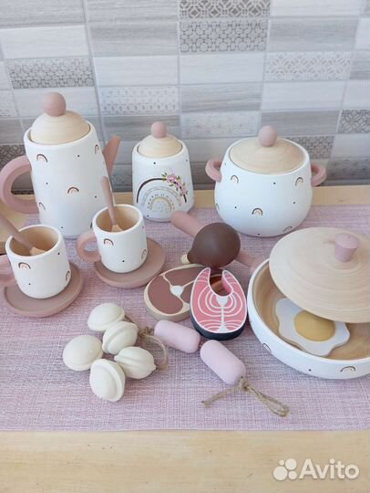 Набор деревянной посуды