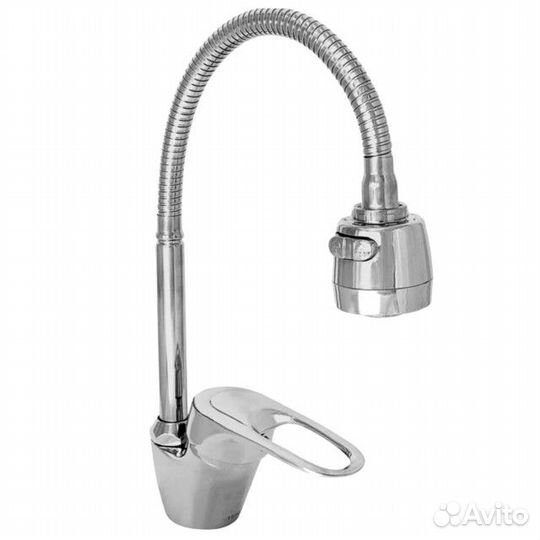 Излив для смесителя gota rocio гибкий 2 режима хром