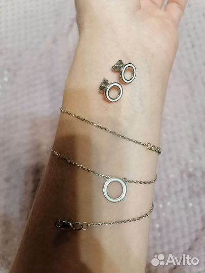 Серьги серебро