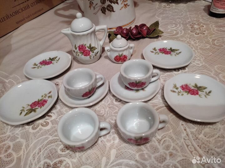 Чайный сервиз кукольный