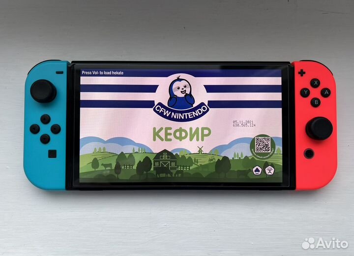 Прошитая Nintendo switch oled+200игр+чек