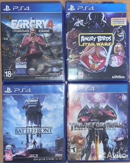 Коплект дисков игр для PS4