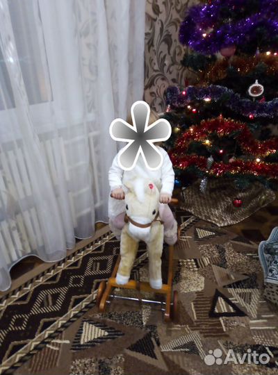 Детская лошадка качалка