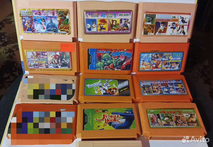 Картриджи для dendy