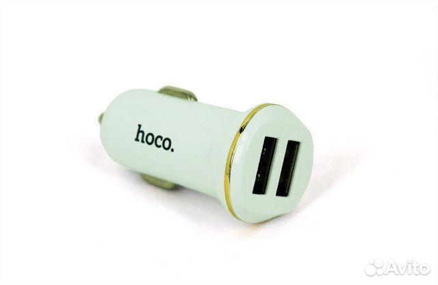 Автомобильное зарядное устройство 2USB Hoco Z1