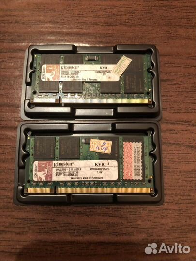 Ноутбук оперативная ddr2 2gb sodim 667mhz 800mhz