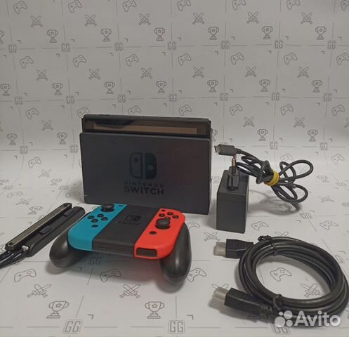 Nintendo switch rev2 прошитый 500gb