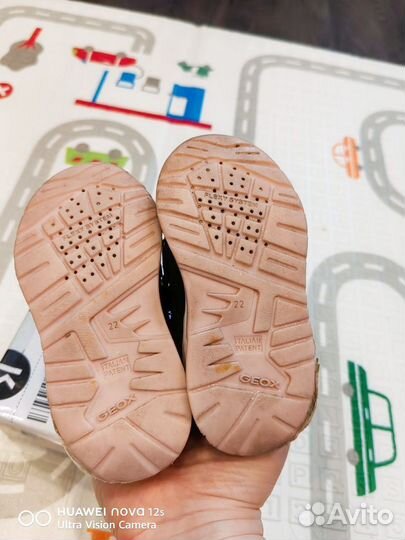 Полуботинки кроссовки Geox 22 размер