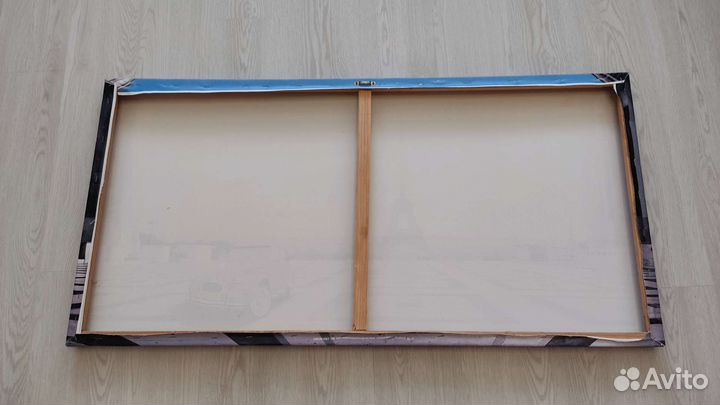 Картина 50х100 Париж-ситроен