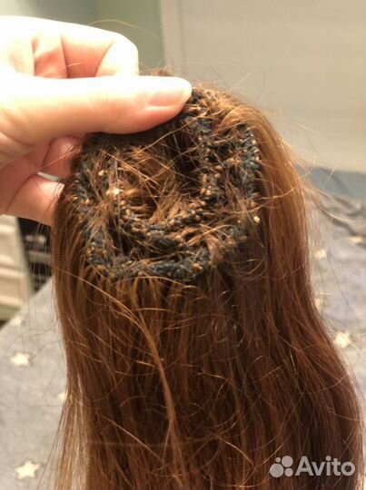 Шиньон из натуральных волос