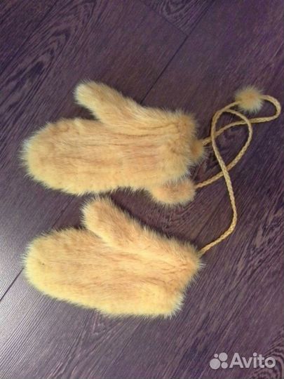 Варежки Натур.норка Новые