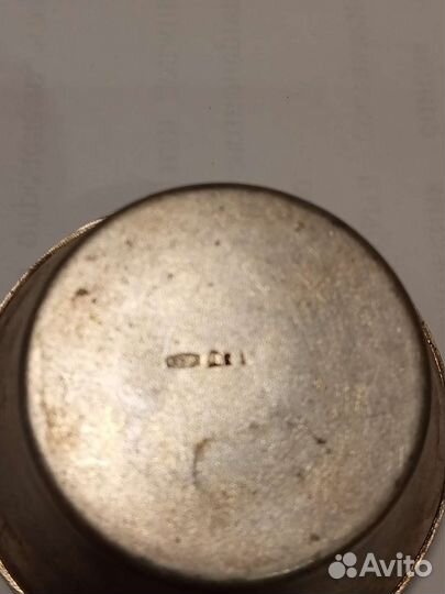 Серебро столовое солонка