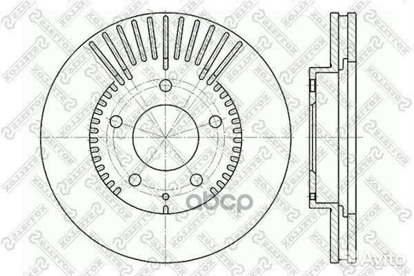 6020-3254V-SX диск тормозной передний Mazda MP