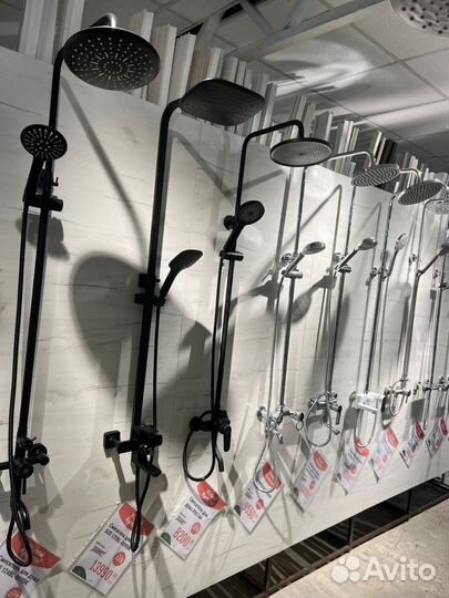 Смесители душевые системы в наличии