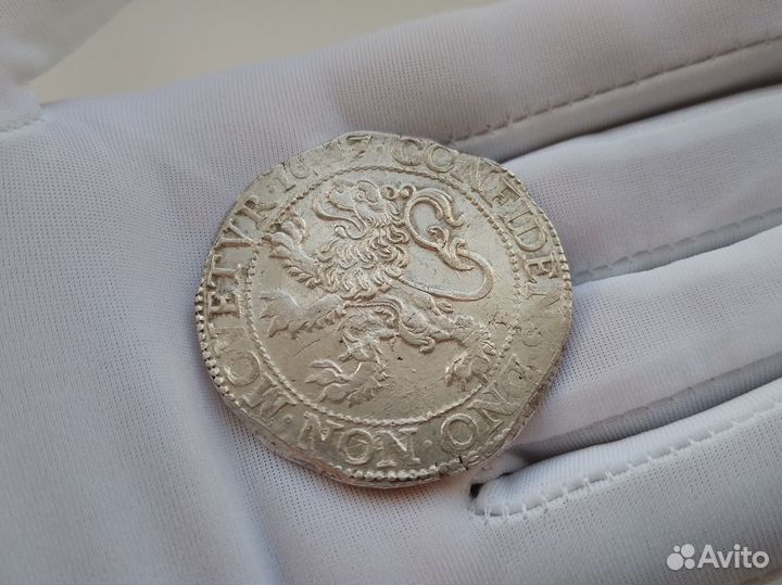 Львиный талер 1647 год провинция Утрехт