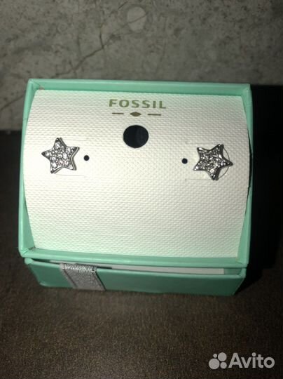 Серьги/пусеты/Fossil