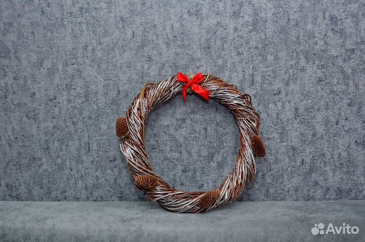 Украшения для интерьера, новогодний венок