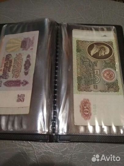 Деньги ссср.Альбом с купюрами