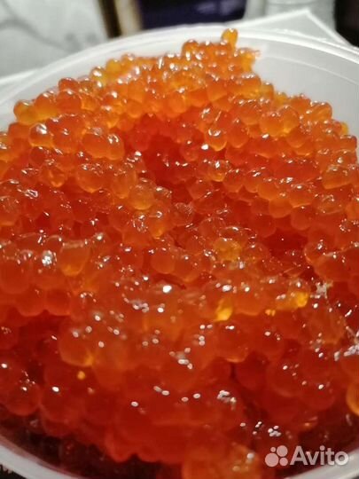 Красная икра кеты
