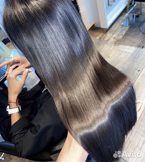 Обучение кератиновому выпрямлению волос