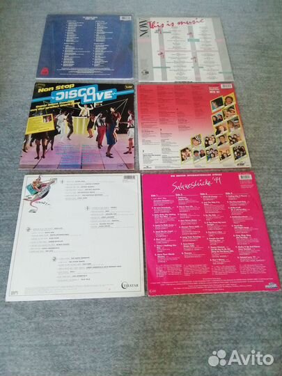 Зарубежные сборники винил pop disco synth rock